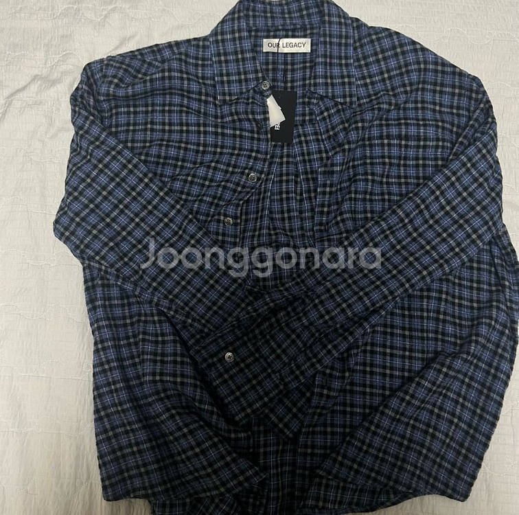 아워레가시 어보브 캔트렐 체크 블루 48--1