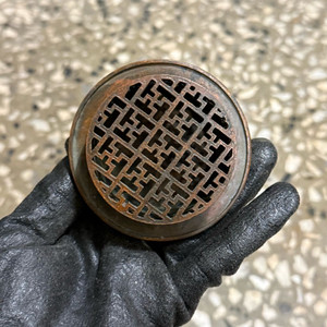 동향로 미니 격자 향로 불교용품 카페 인테리어 소품