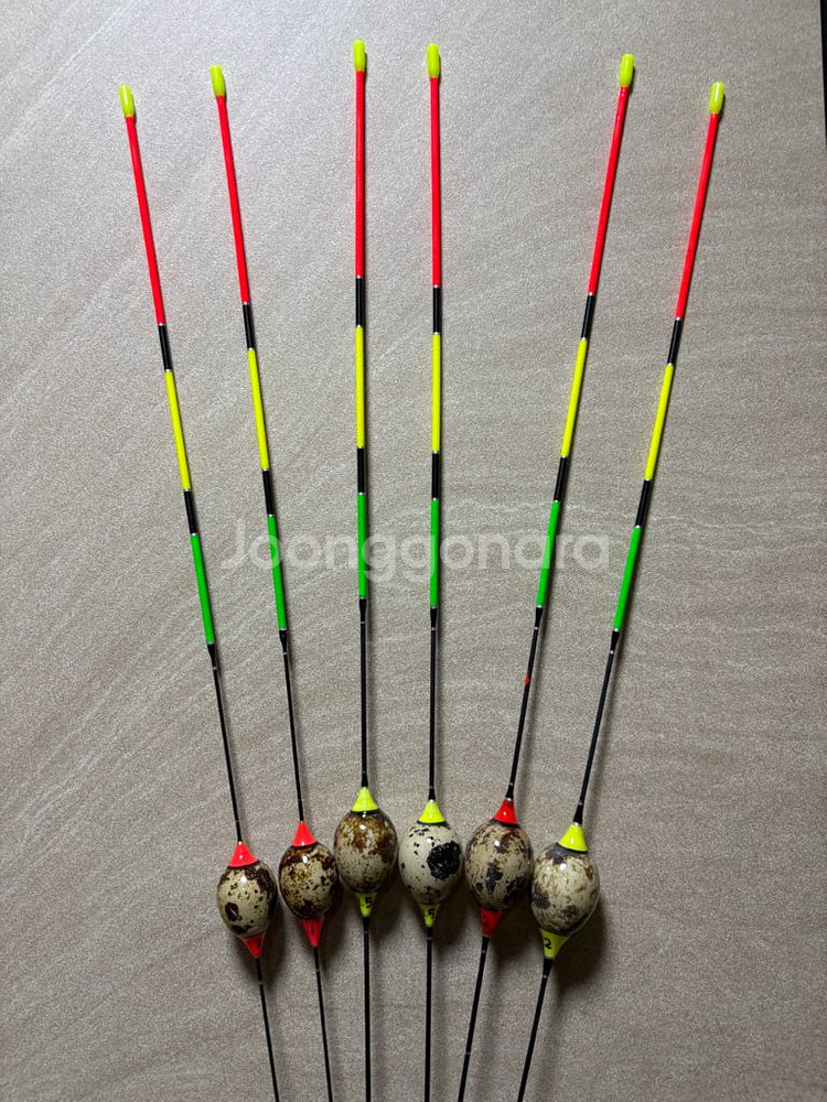 바다 찌낚시 수제 메추리알 비자립 막대찌 팝니다.--2