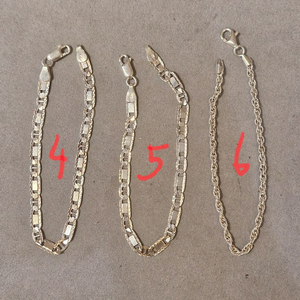 925실버 빈티지 은팔찌 #4,5,6