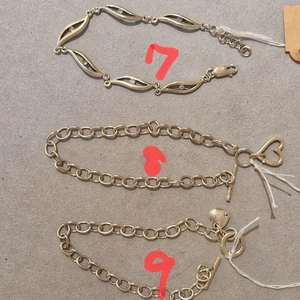 925실버 빈티지 은팔찌 #7,8,9