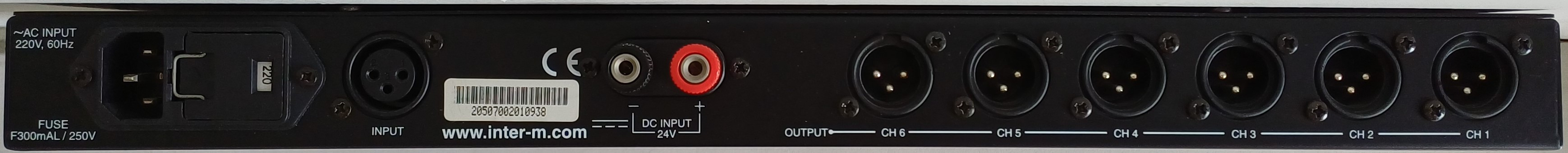 오디오 분배기 inter-M PO-9106 팝니다 이미지