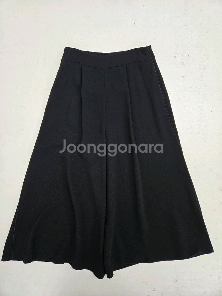 막스마라 블랙 와이드 팬츠--0