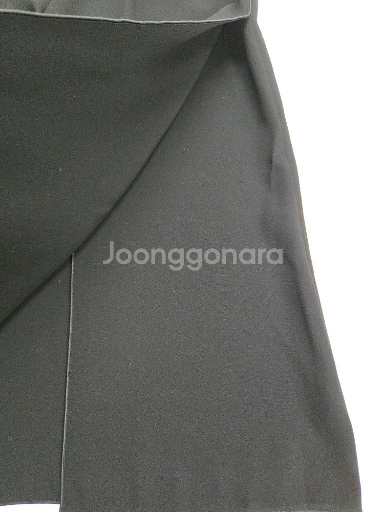 막스마라 블랙 와이드 팬츠--2