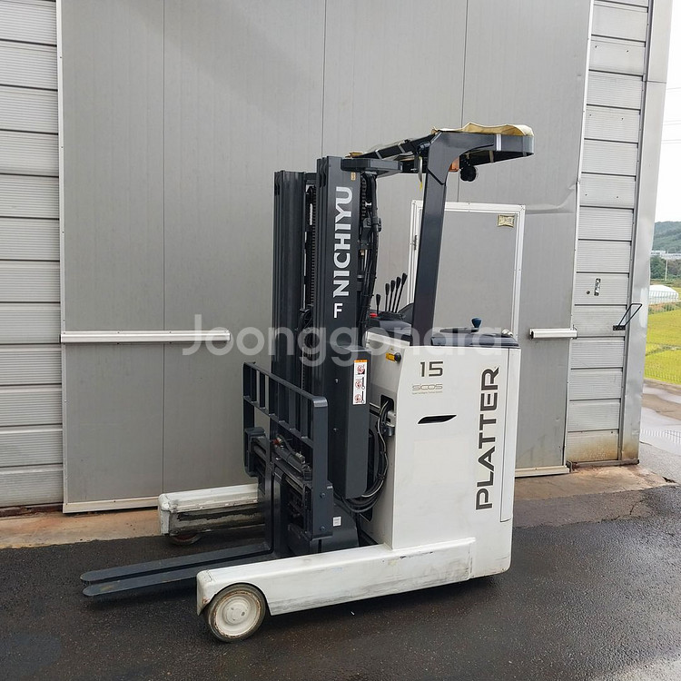 니찌유 전동지게차 1.5톤 3단 4.5M 자동발장착--2