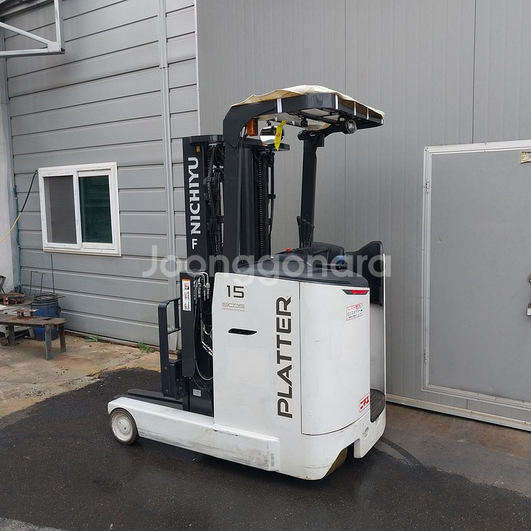 니찌유 전동지게차 1.5톤 3단 4.5M 자동발장착--4