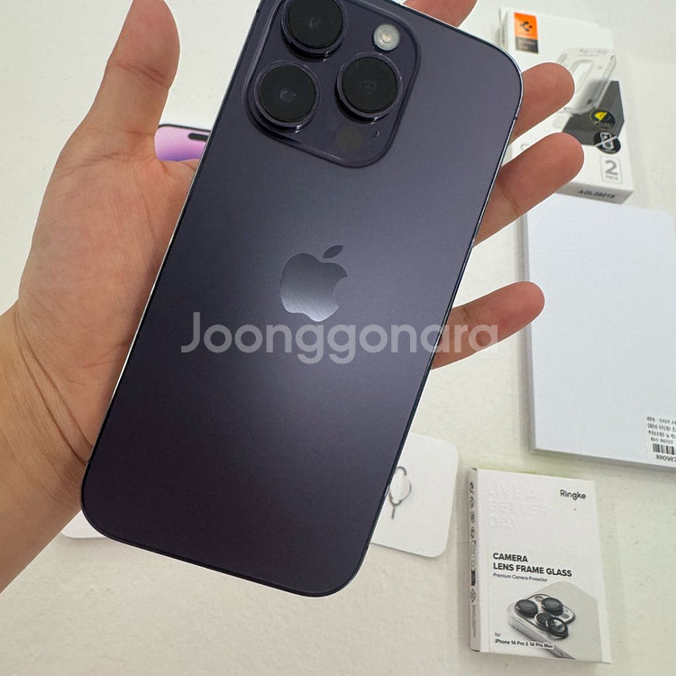 아이폰 14프로퍼플 성능90% / 256GB 풀박스S급--6