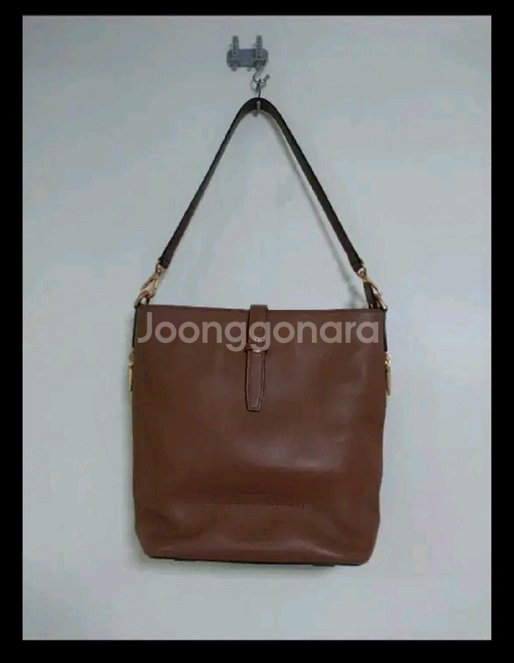여성 빈폴 탄 허니 미디엄 버킷백--0