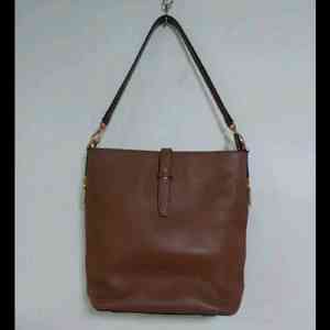 여성 빈폴 탄 허니 미디엄 버킷백