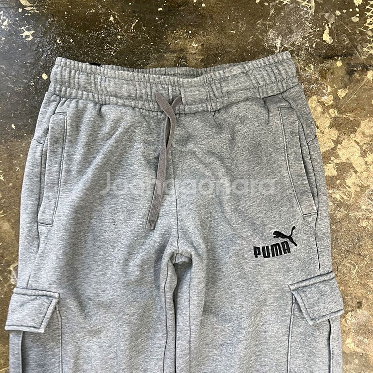 S) 푸마 카고포켓 스웻팬츠 조거팬츠 트레이닝복 바지--1