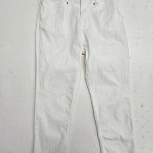 플랜테이션 화이트 데님 팬츠 일자바지 이세이미야케