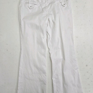 지방시 화이트 부츠컷 면바지
