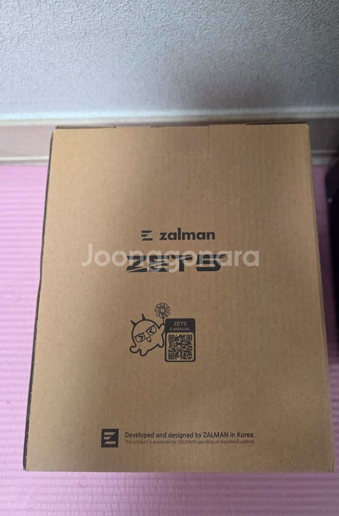 잘만 ZET5 화이트 쿨러 미개봉--0