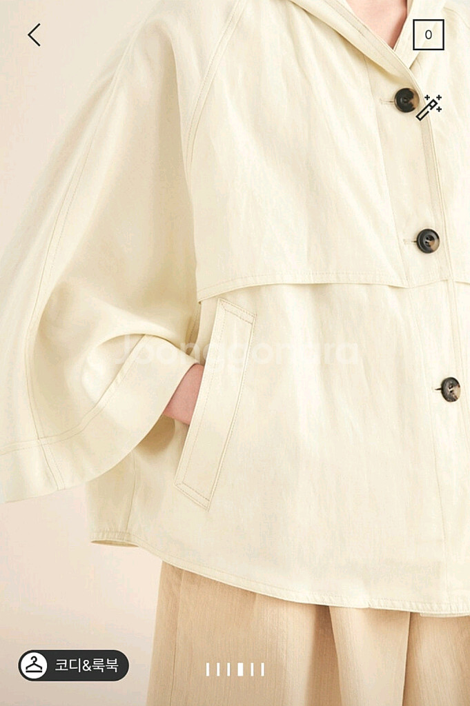 더캐시미어 플랩 후드 점퍼 55 랑방 타임 마인--2