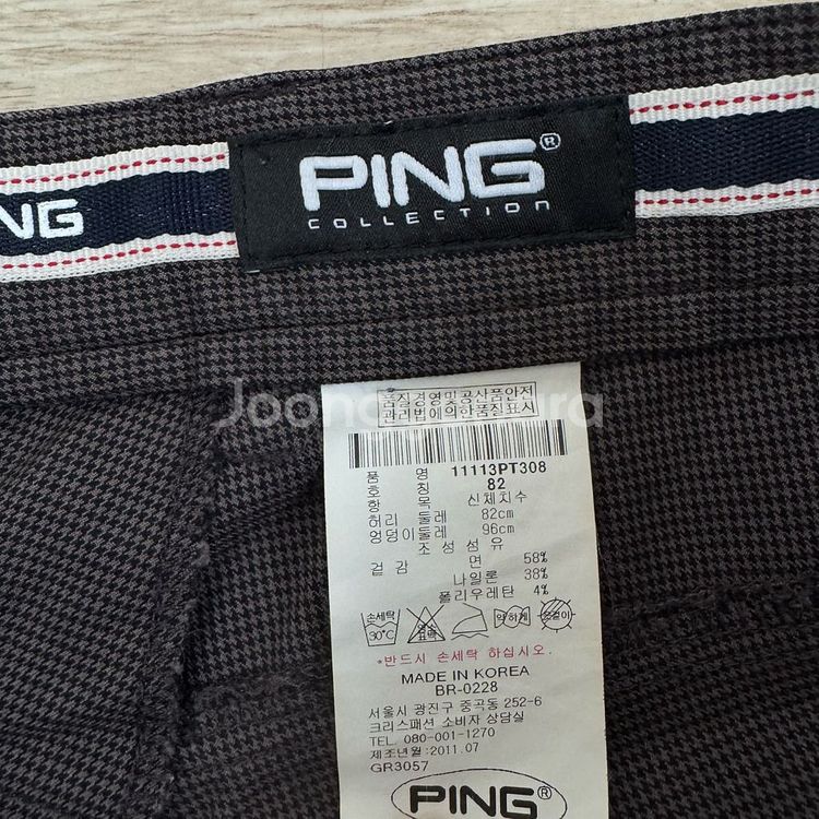 핑 골프웨어 스판 바지--3