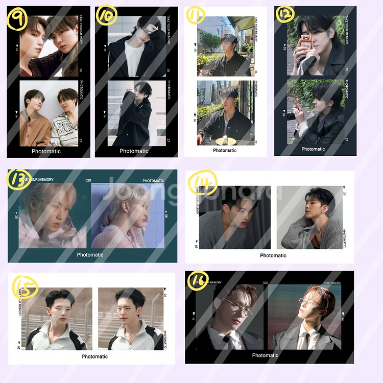 세븐틴 포토매틱/비공굿 포카 개별판매--1