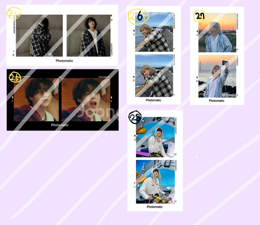 세븐틴 포토매틱/비공굿 포카 개별판매--3