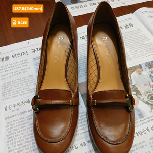 여성 구두 US7.5(245mm) 굽 6cm