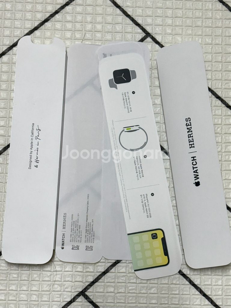 에르메스 애플워치 오랑쥬 스포츠밴드 44mm--5