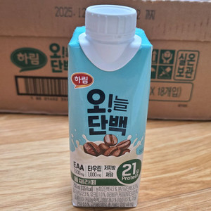 하림 오늘단백 돌체라떼 커피 프로틴 음료 단백질 보충제