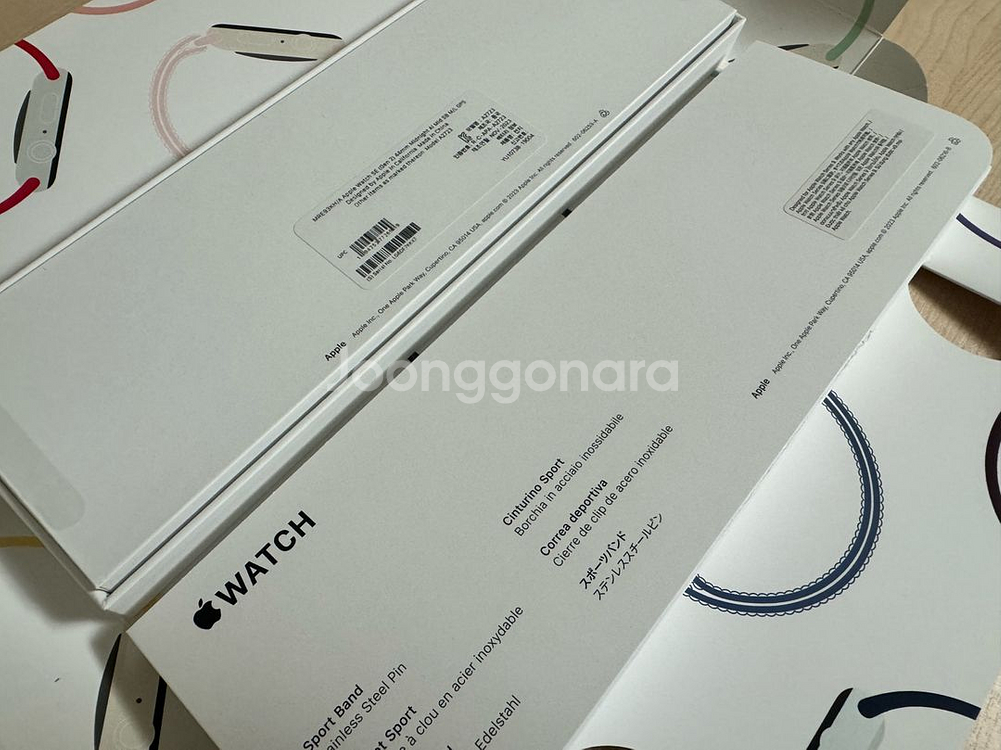 [신품급] 애플워치 se2 블랙 미드나잇 그레이 44m--3