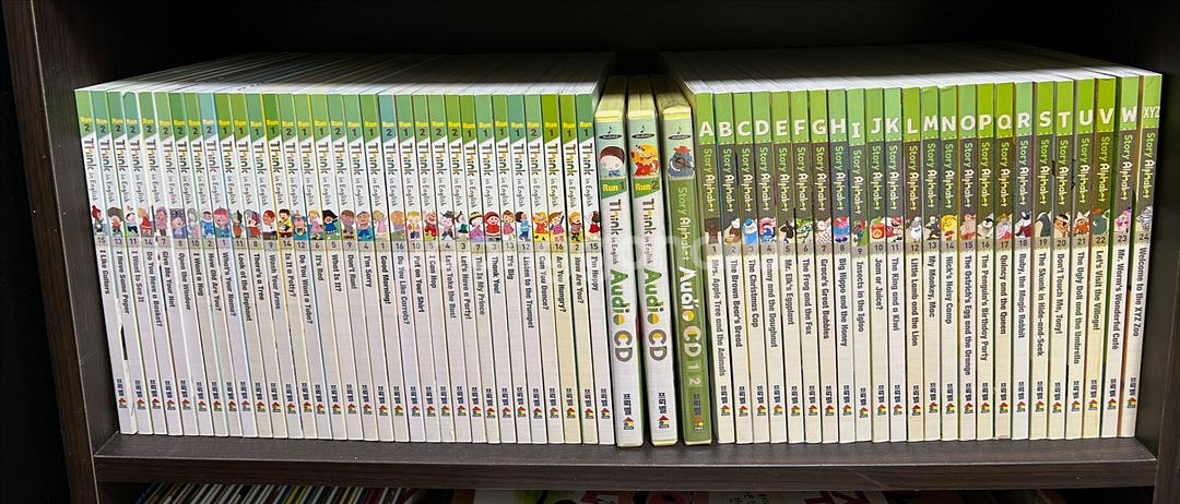 프뢰벨영어 씽크인잉글리쉬 런1 런2 스토리알파벳--0