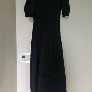 타임 퍼프 스모크 롱원피스