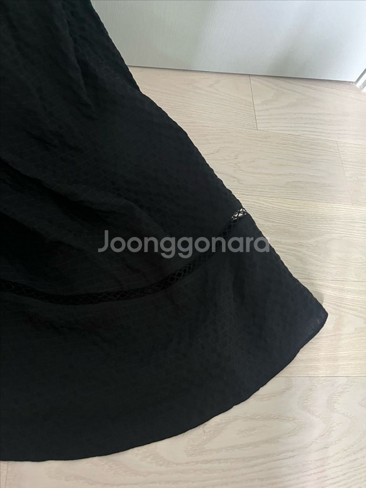 타임 퍼프 스모크 롱원피스--4