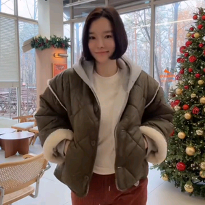 드멜 홍메리 demell 2가지로 입는 플리스 깔깔이