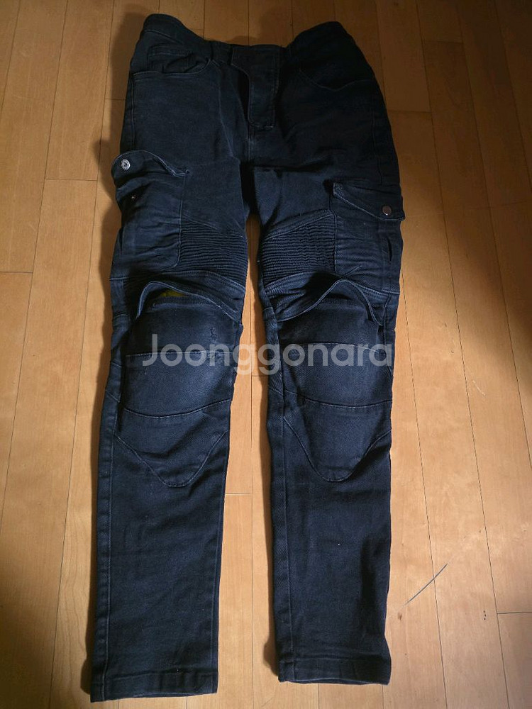 MOTO PANTS 블랙 라이딩진 M사이즈--0