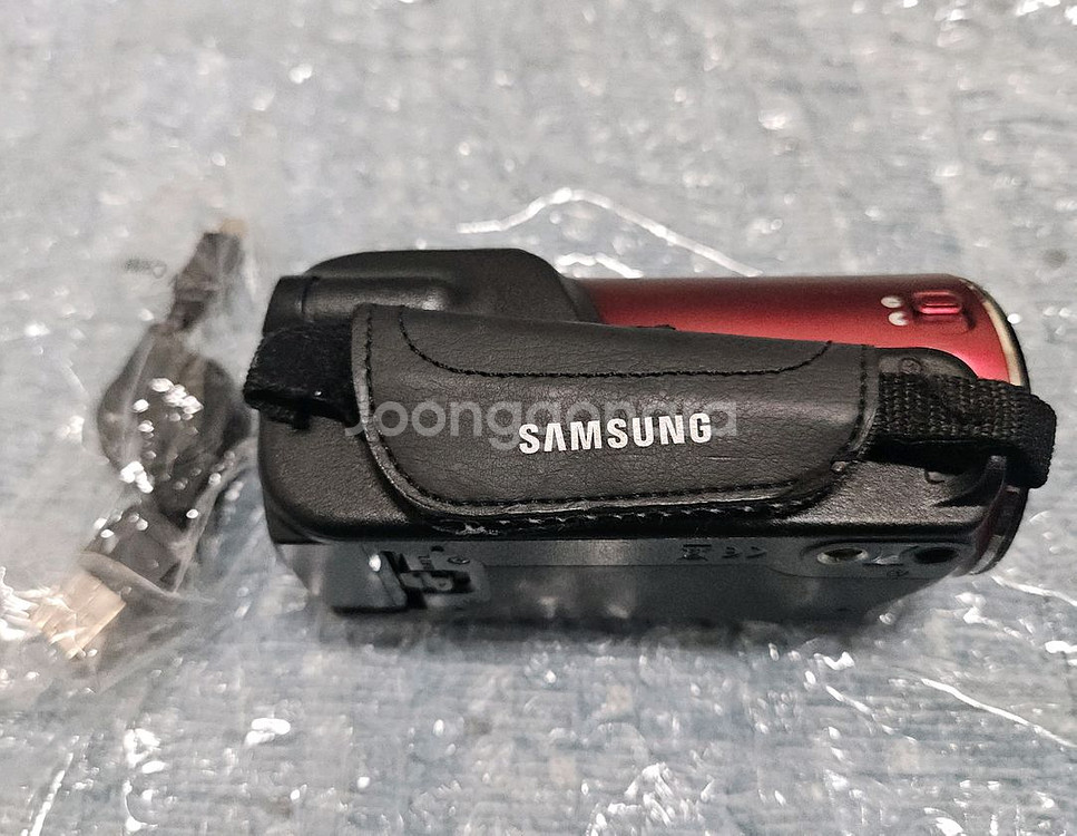 삼성 디지털캠코더 빨강색 팝니다.--3
