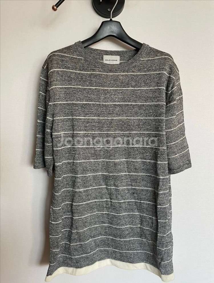 솔리드옴므 반팔니트 46--0