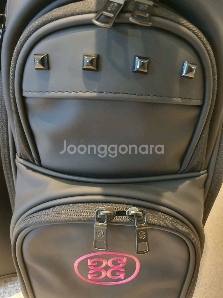 국내당일발송 지포어골프백 캐디백 경량 블랙핑크 말본--5