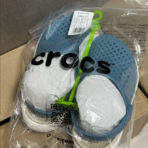 크록스 인모션 클로그 240 포그 블루 새상품 미개봉