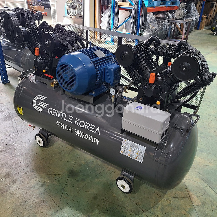 중고 중고압 15/20마력 500리터 콤프레샤 대형정비--3