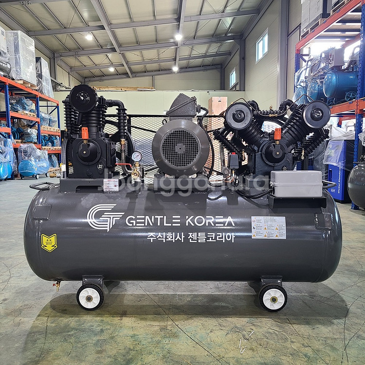 중고 중고압 15/20마력 500리터 콤프레샤 대형정비--4