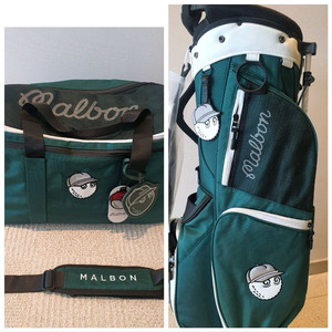 국내당일발송 말본골프백 캐디백 보스턴백 세트 경량 그린