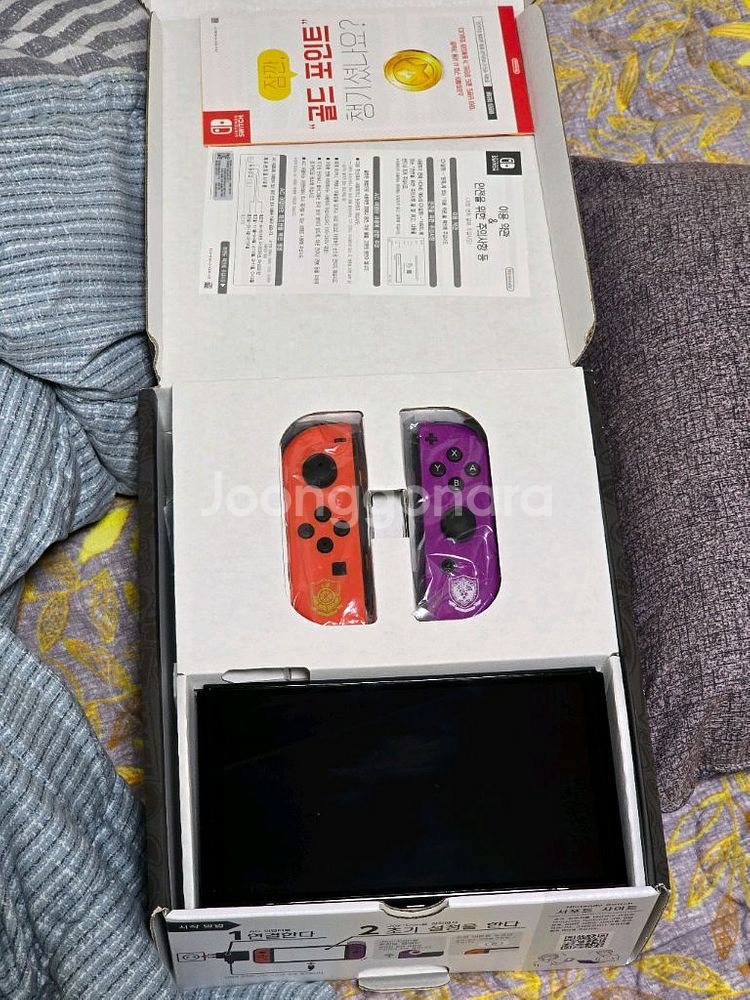 닌텐도 스위치 oled 스칼렛 바이올렛 에디션팝니다--0