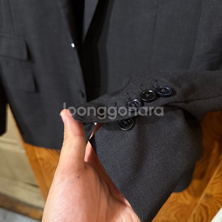 랄프로렌 퍼플라벨 블랙 블레이저 자켓--3