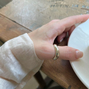 14k 리얼화이트골드 반지 16호