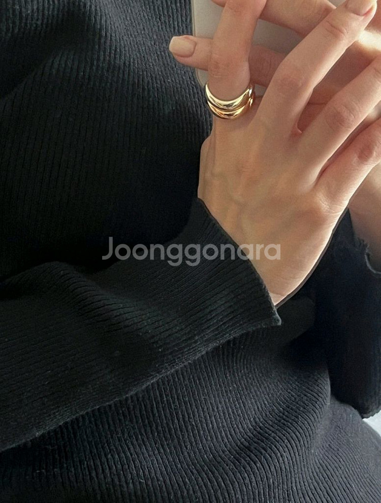 14k 리얼화이트골드 반지 16호--3