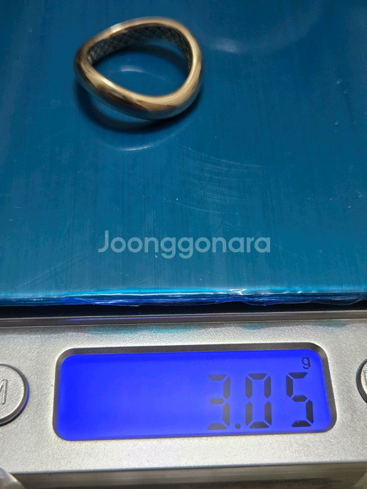 14k 리얼화이트골드 반지 16호--7