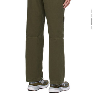 스톤아일랜드 파나마 코튼 카고 팬츠 올리브