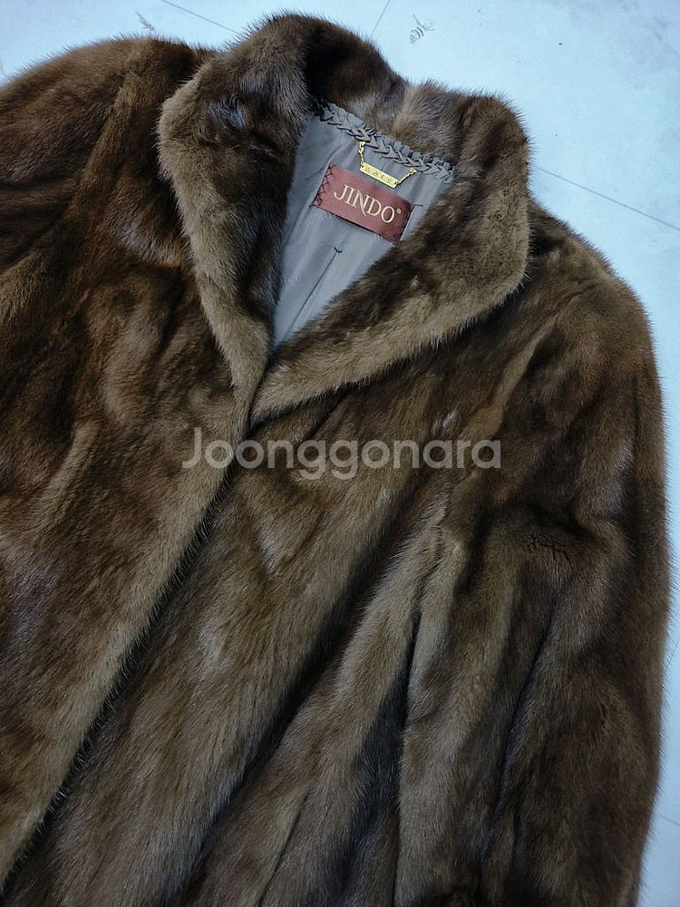 [L]<진도>브라운 모피코트--5