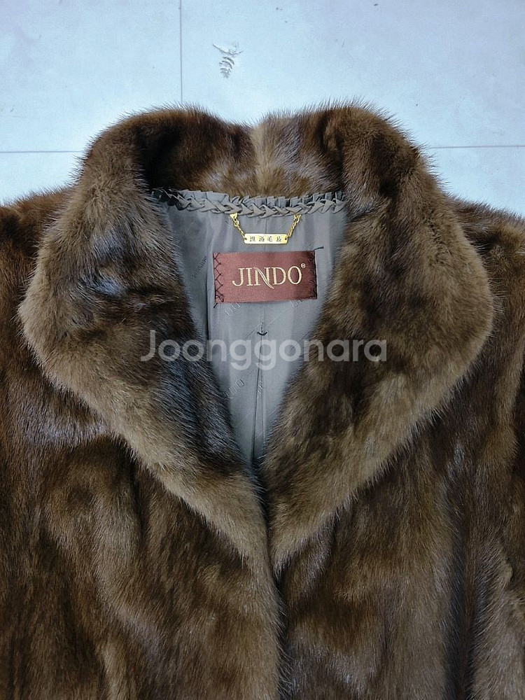 [L]<진도>브라운 모피코트--4