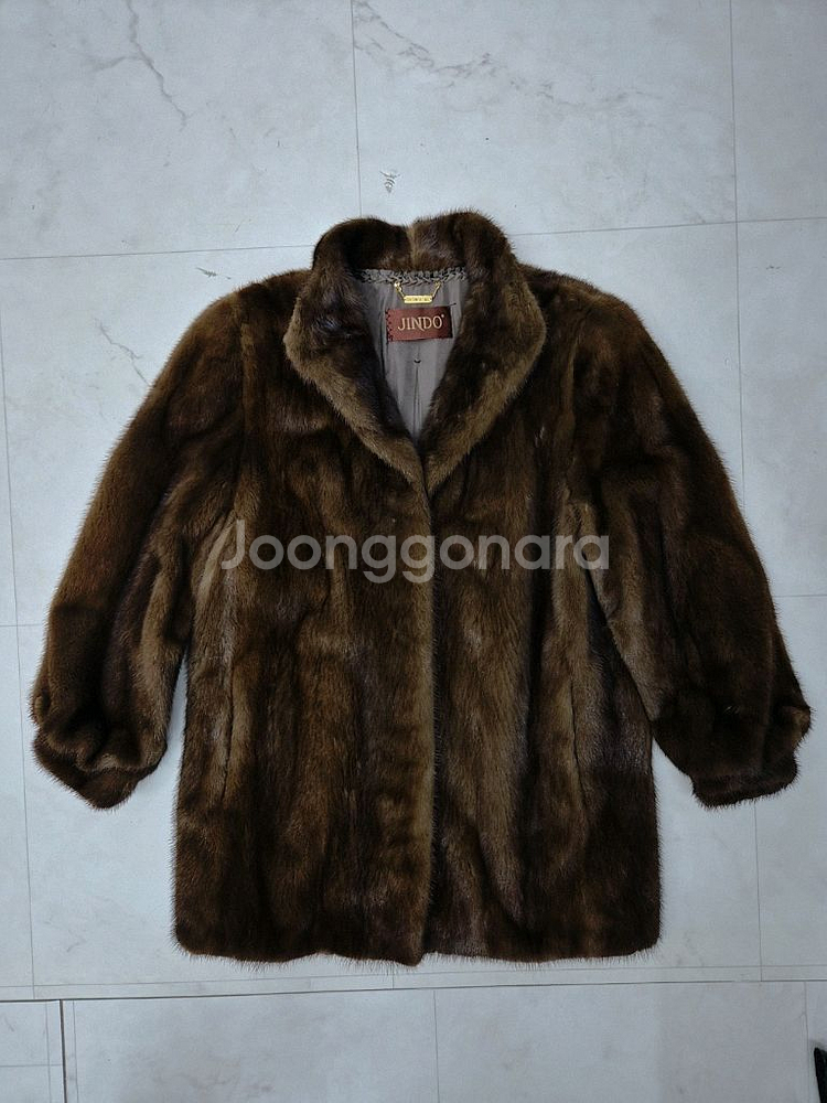 [L]<진도>브라운 모피코트--10