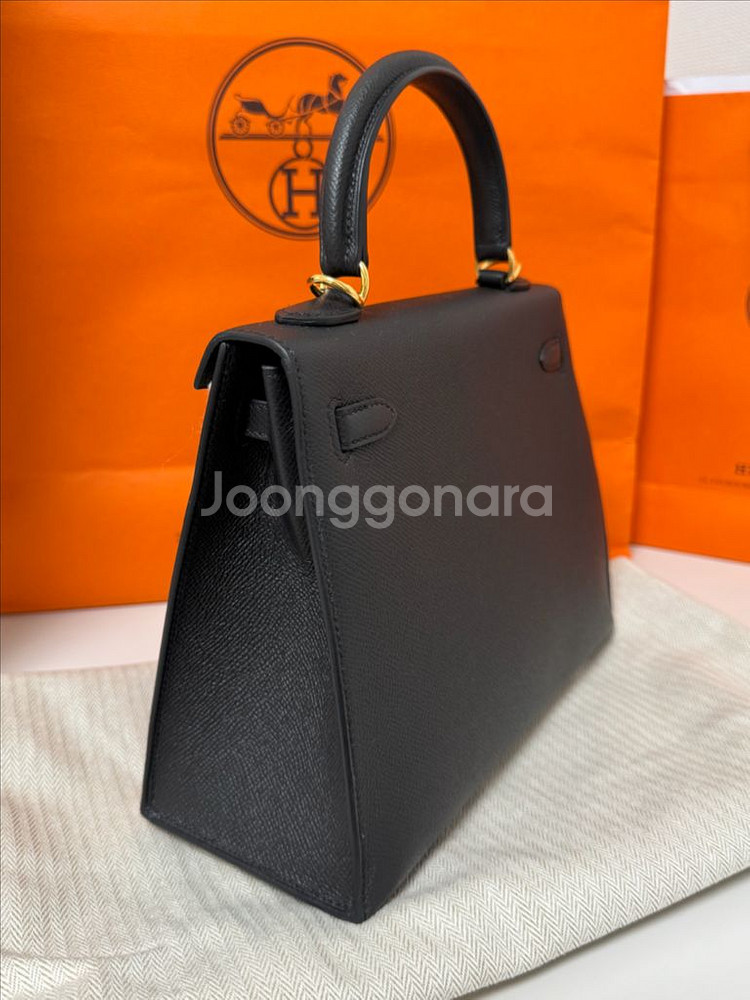 에르메스 켈리 25 백 셀리에 앱송 & 골드 하드웨어--3