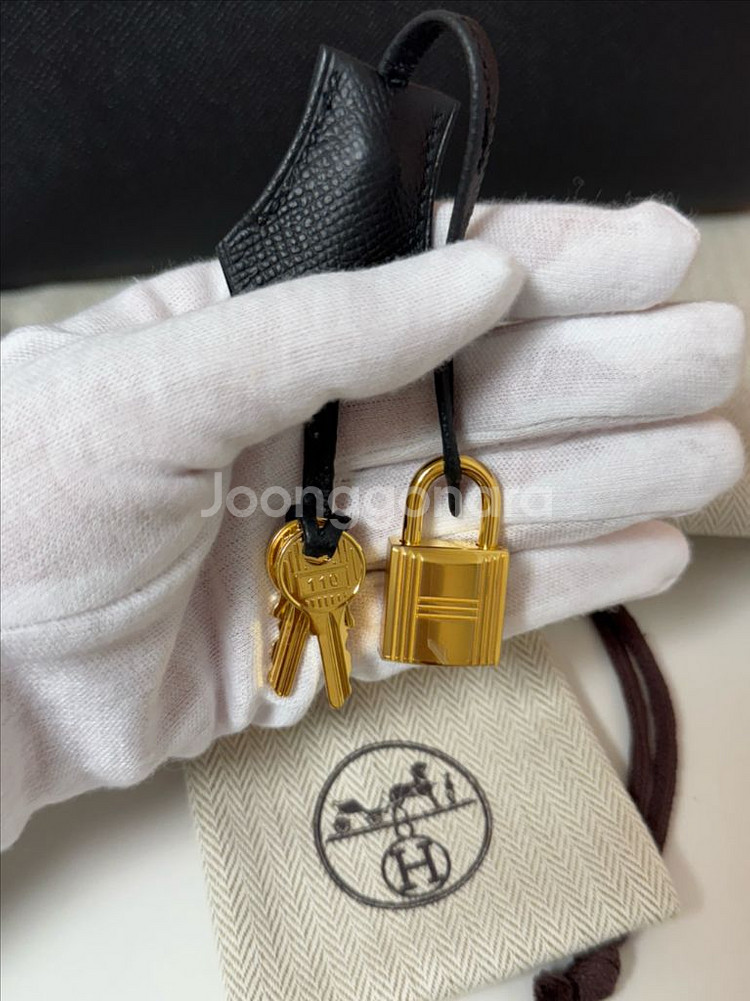 에르메스 켈리 25 백 셀리에 앱송 & 골드 하드웨어--5