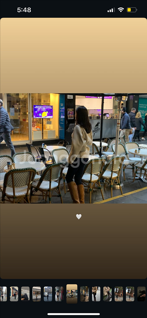 시에 피아 새들브라운 250사이즈 새상품 기장b--2