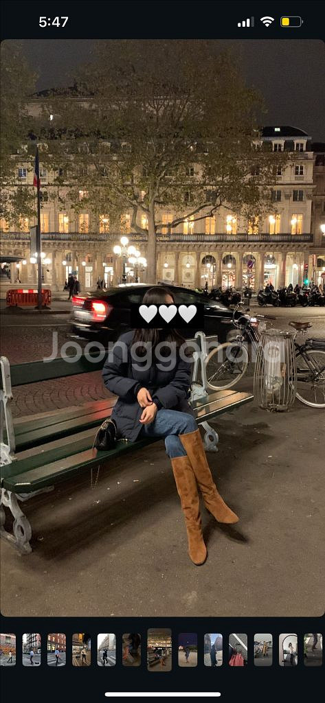 시에 피아 새들브라운 250사이즈 새상품 기장b--1